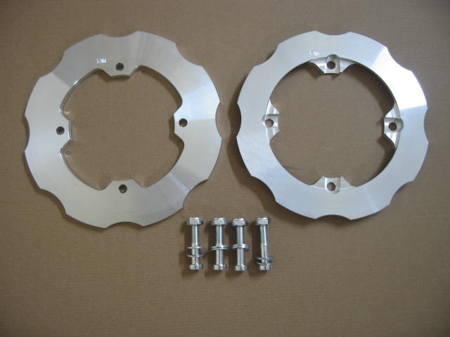 New Aluminum Dual Sprocket Guard Kawasaki KFX450 Year 2008 - UP