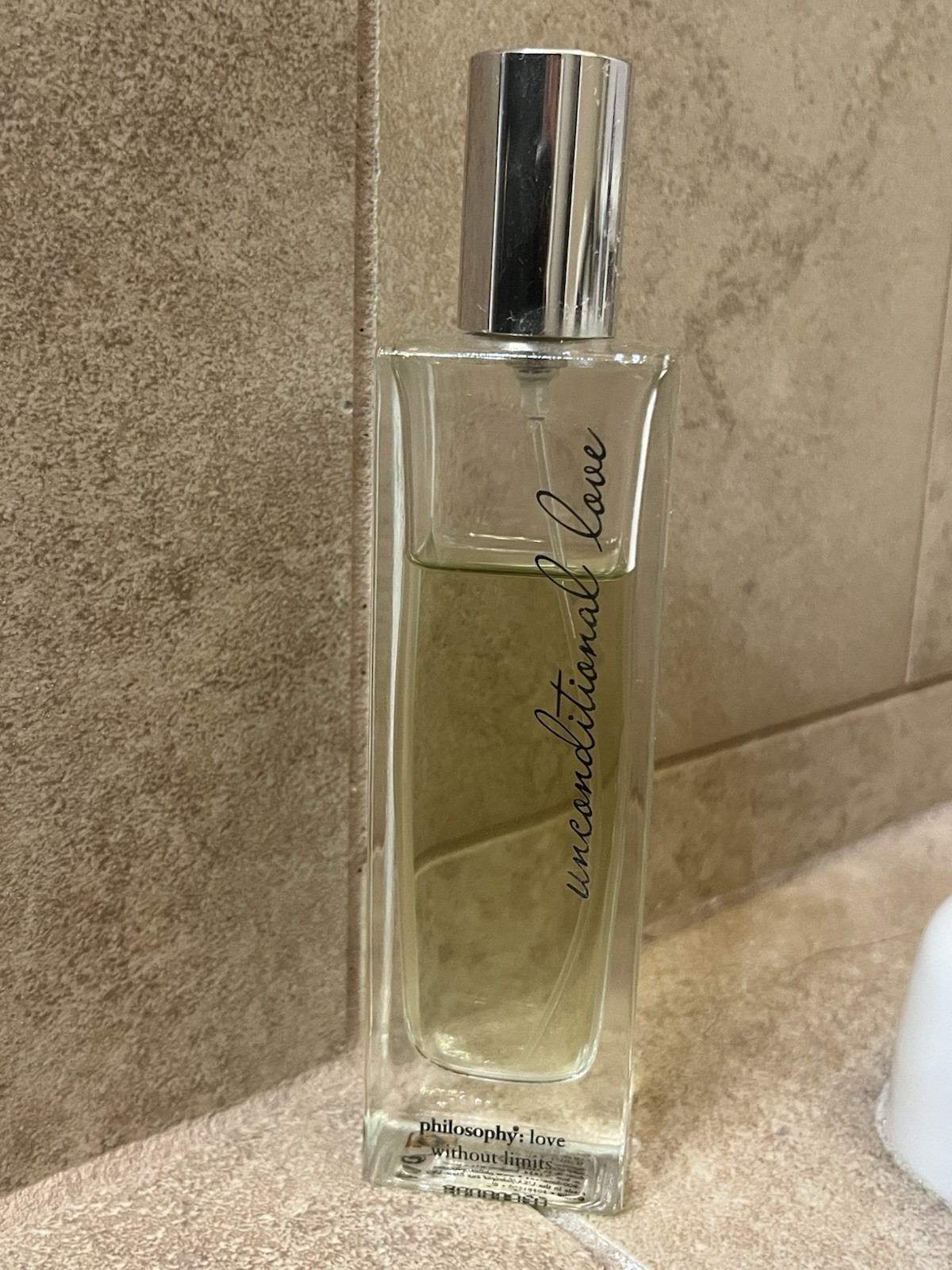 Philosophy Unconditional Love Perfume Fragrance Spray 50 ml/1.7 oz 3/4 Of Bottle