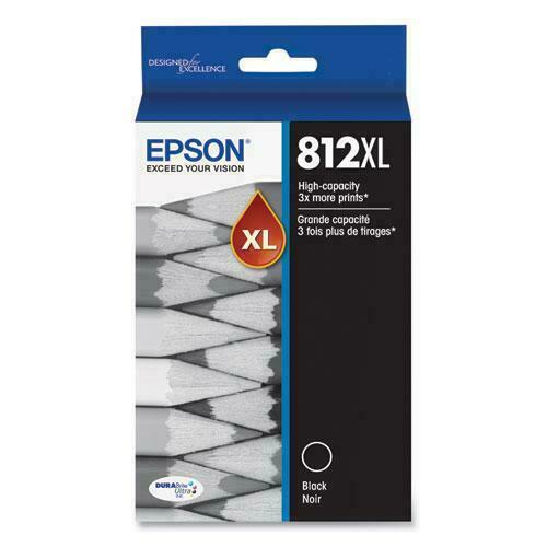Epson 812XL High Capacity Ink Cartridge - Black Epson 812XL High Capacity Ink Cartridge - Black
