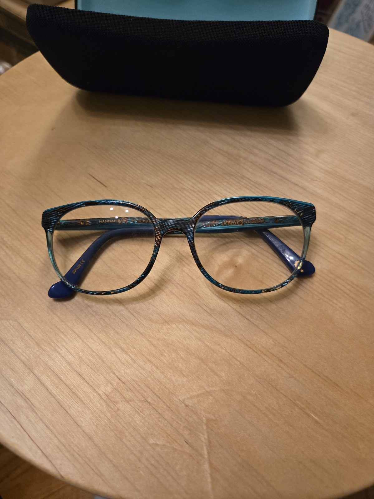 Etnia Barcelona HANNAH BAY GRTQ Eyeglasses Frames Green Turquoise 52-17-142