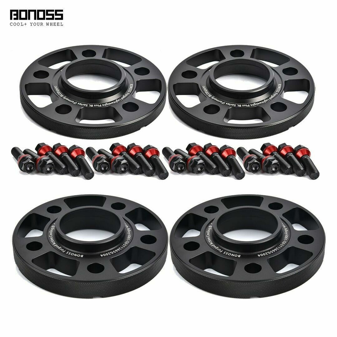 2x12mm 2x15mm for BMW M3 G80/G81 BONOSS Wheel Spacer 5x112 CB66.5 Bolts M14x1.25