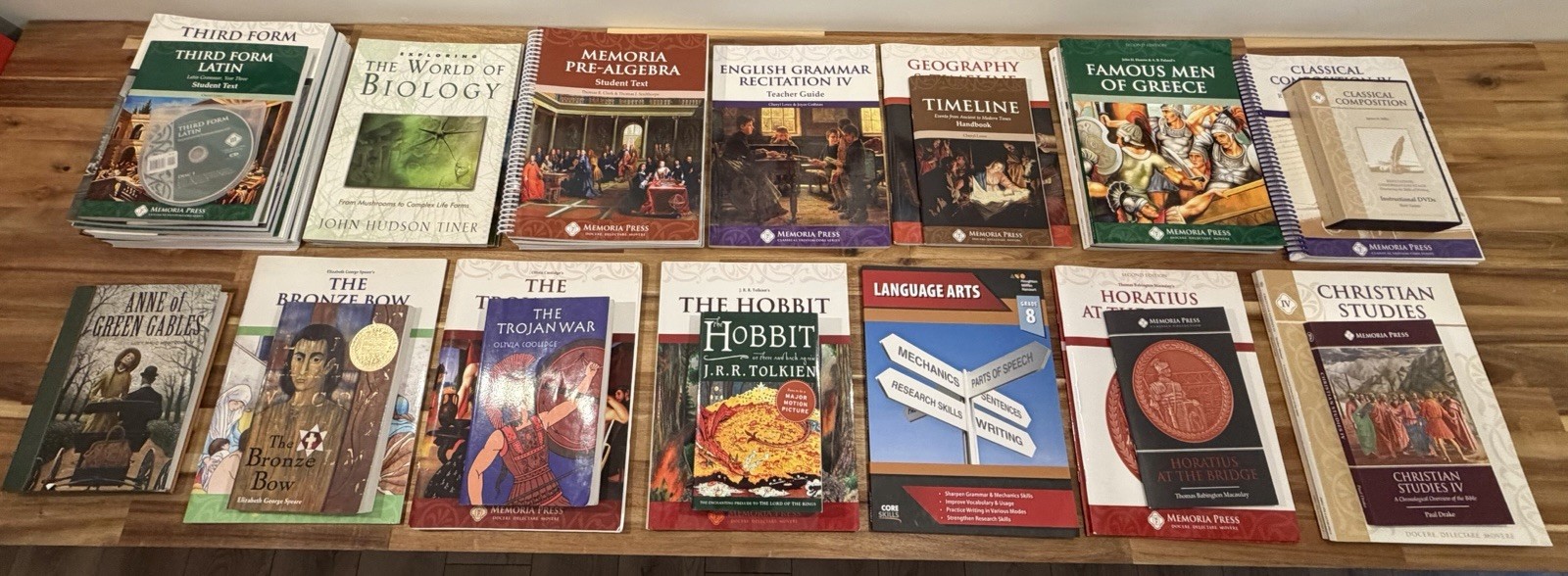 Memoria press 7th grade LOT Of 36 Memoria press 7th grade LOT Of 36