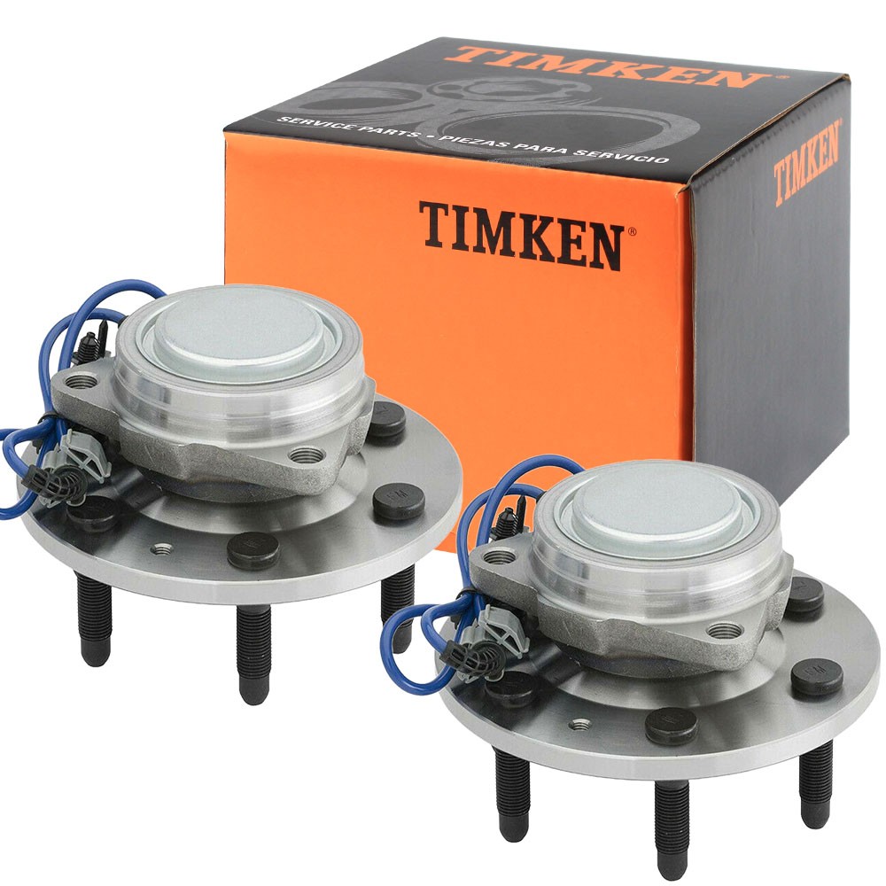 2WD TIMKEN Front Wheel Hub Bearing Pair for 2007-13 Silverado Sierra 1500 Tahoe