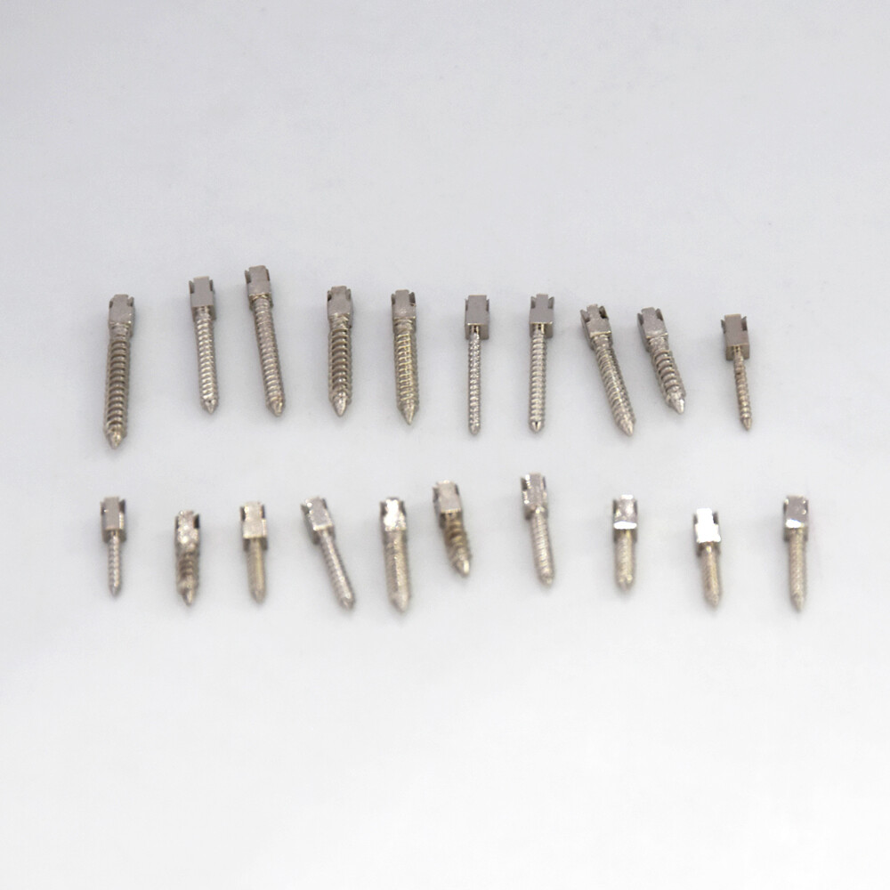 30Pcs Dental Endo Root Canal Screw Post Conical Refills Golden/Titanium/Steel