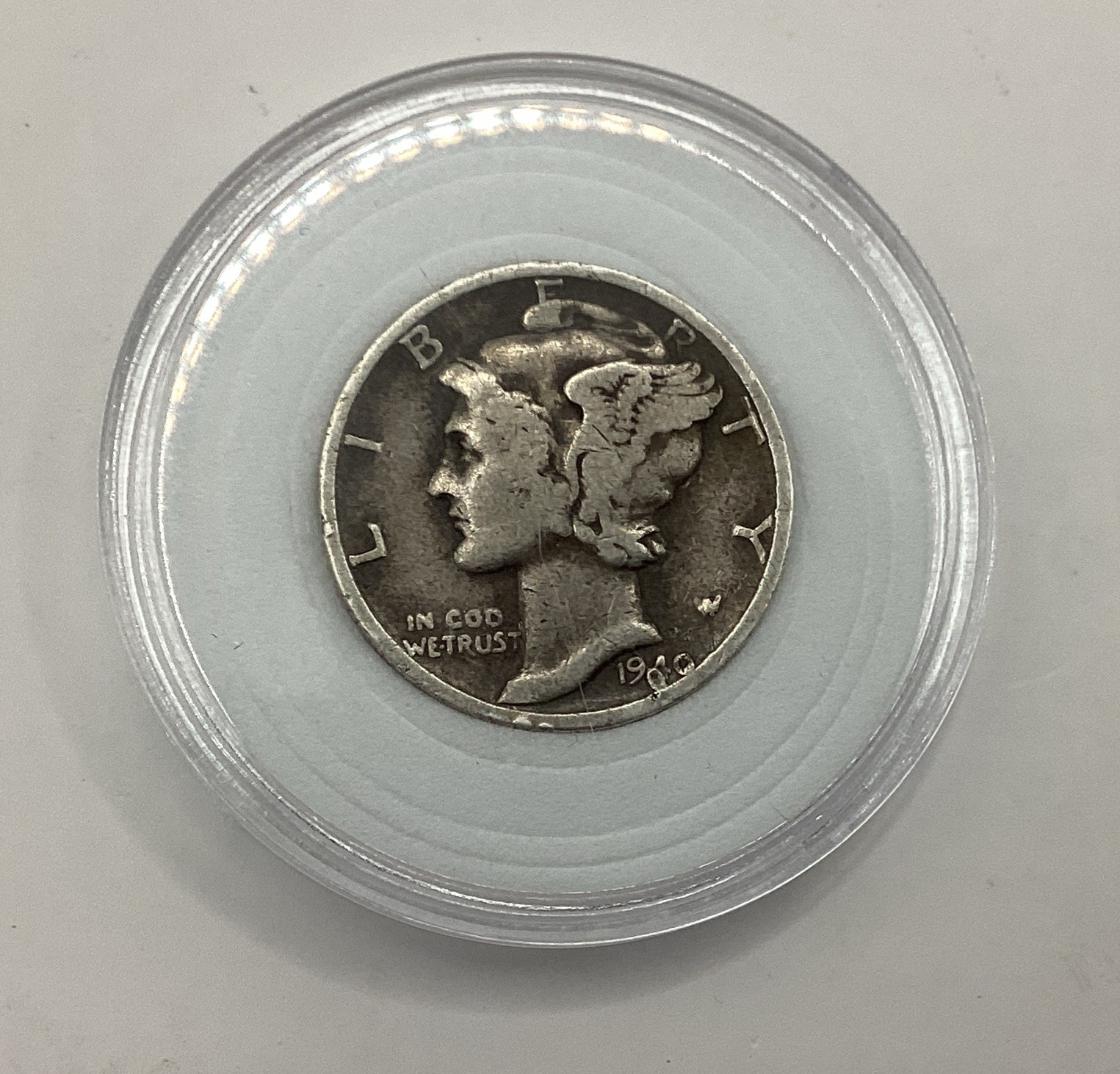 1940 D Silver Mercury Dime Extra 0 Stamped Over 1940 Never Seen One Like It