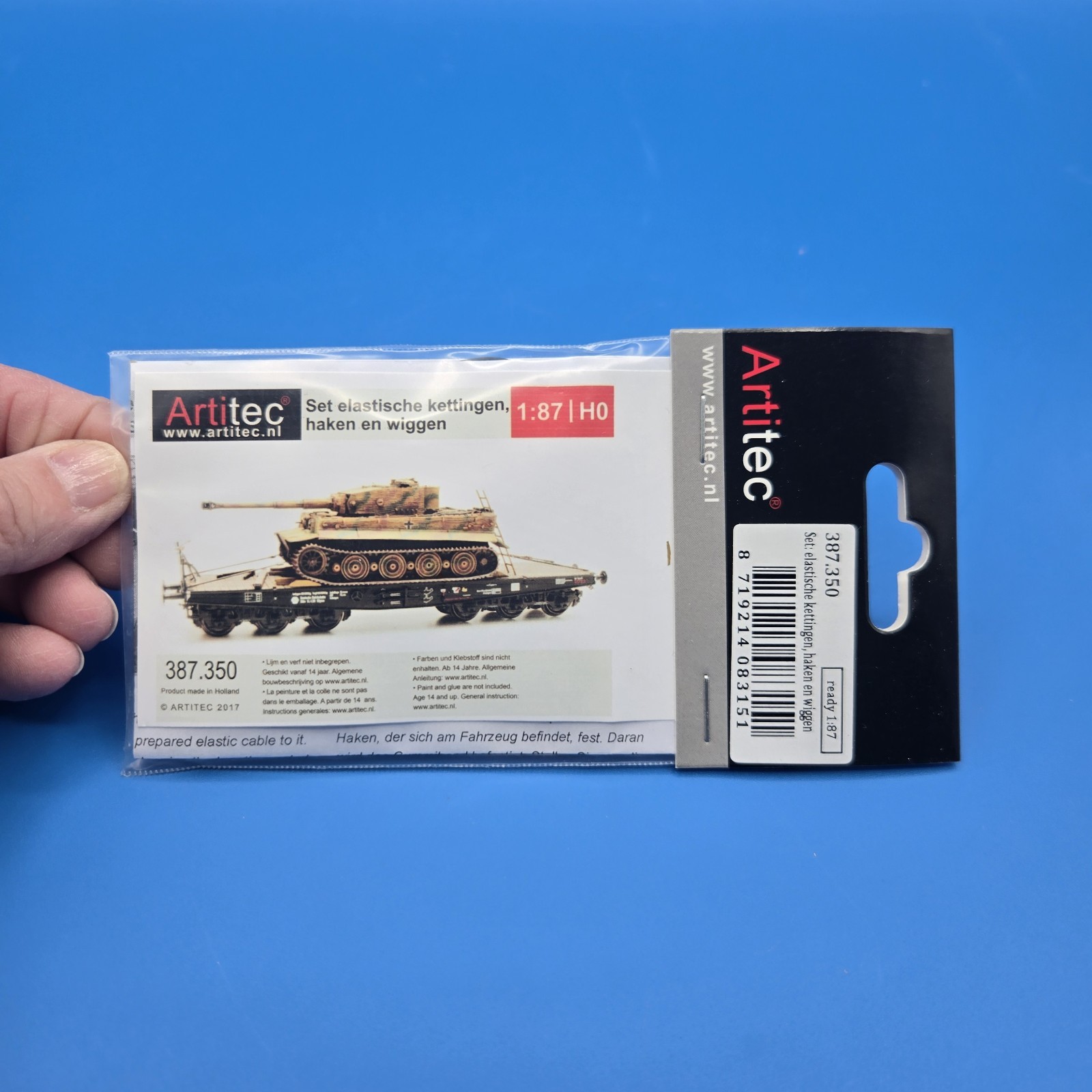 Artitec Elastic chains, hooks, chocks   HO 1:87
