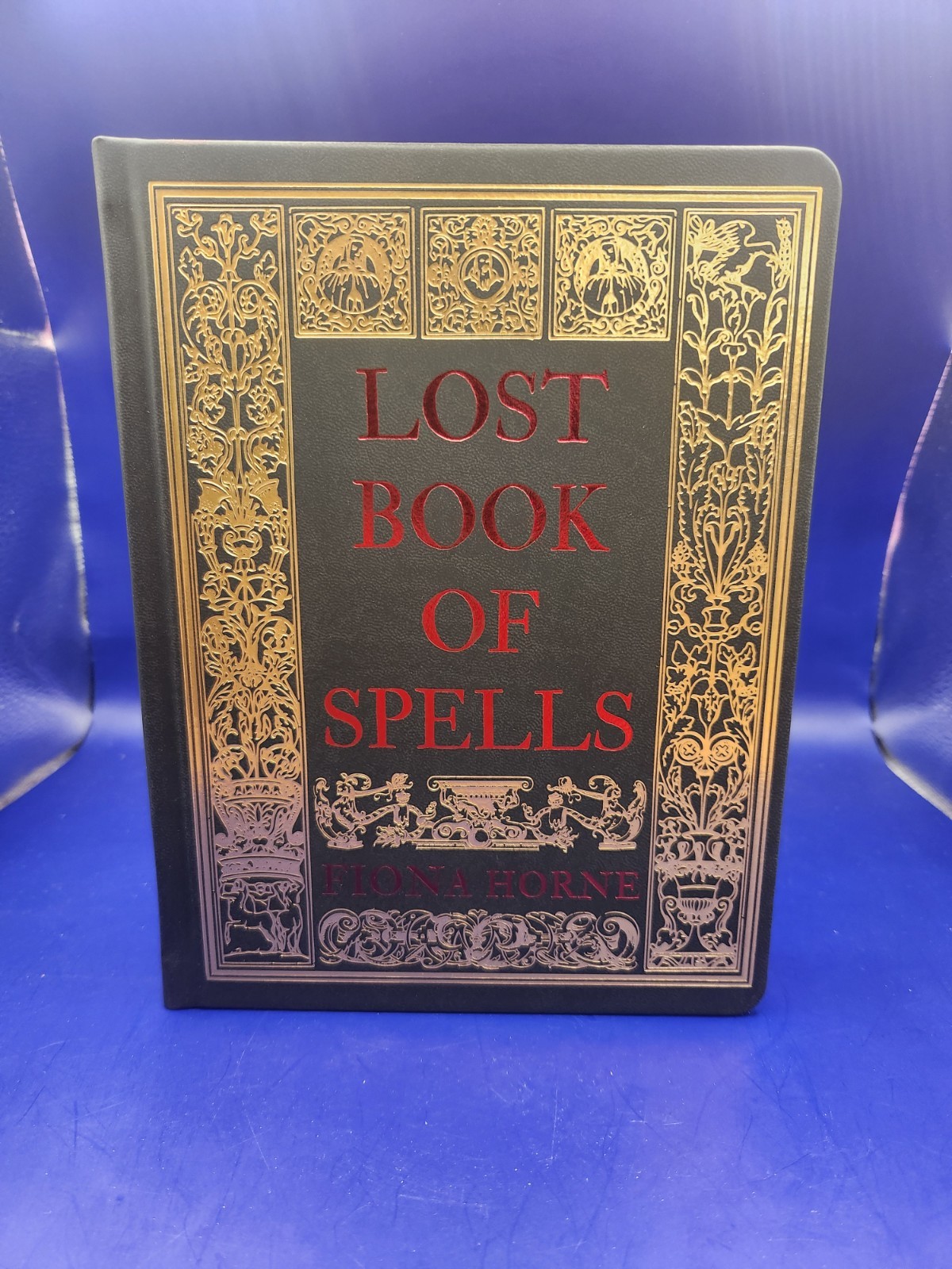 New LOST BOOK of SPELLS by Fiona Horne Hardcover Book Gold Red Page Witchcraft New LOST BOOK of SPELLS by Fiona Horne Hardcover Book Gold Red Page Witchcraft