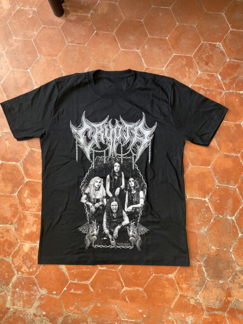 Rare Crypta Band Music Short Sleeve Unisex Black T- Shirt Full Size S- 5XL AG819 Rare Crypta Band Music Short Sleeve Unisex Black T- Shirt Full Size S- 5XL AG819