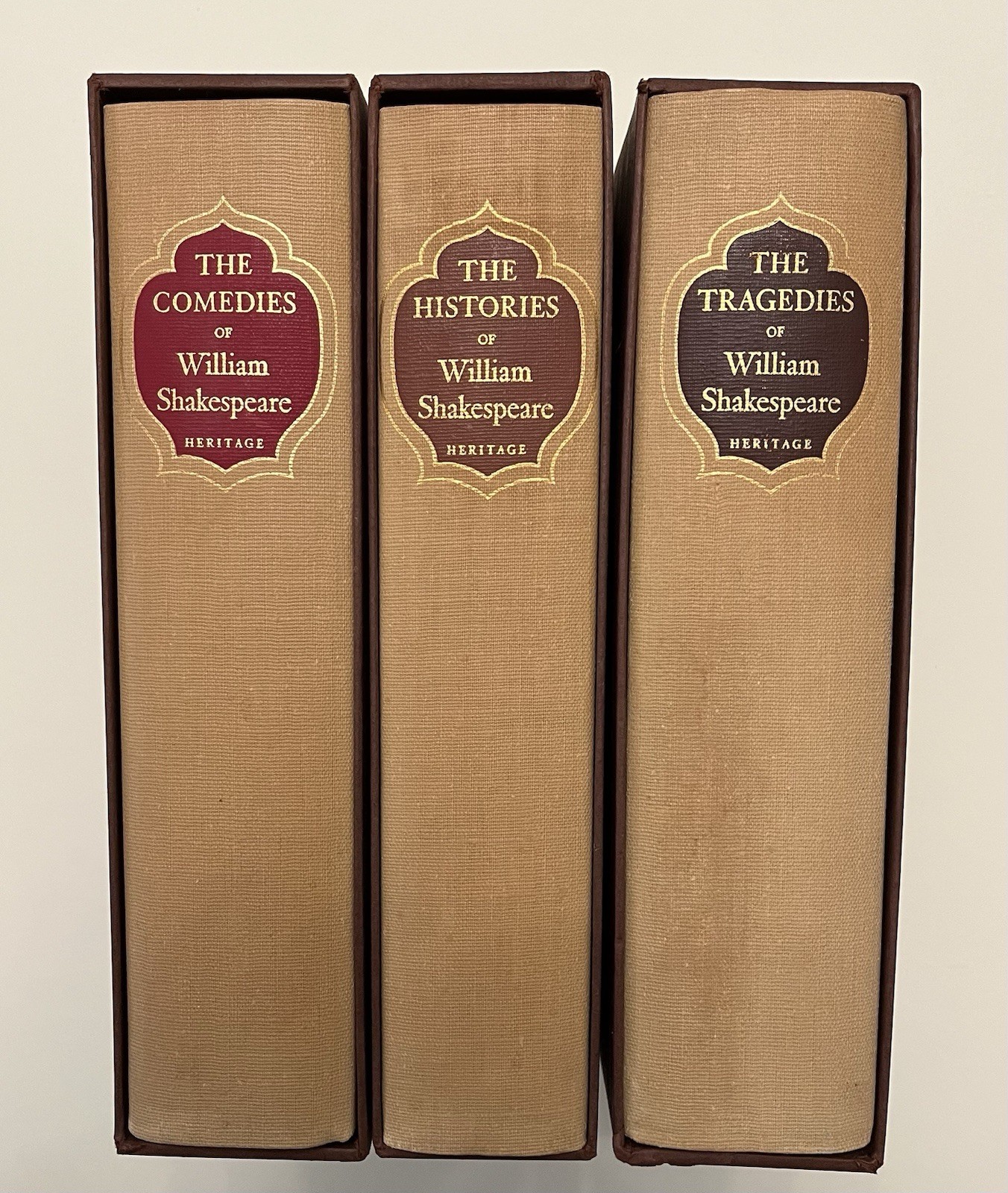 Heritage Press Shakespeare Set Comedies Histories Tragedies 1958 W/Slipcases