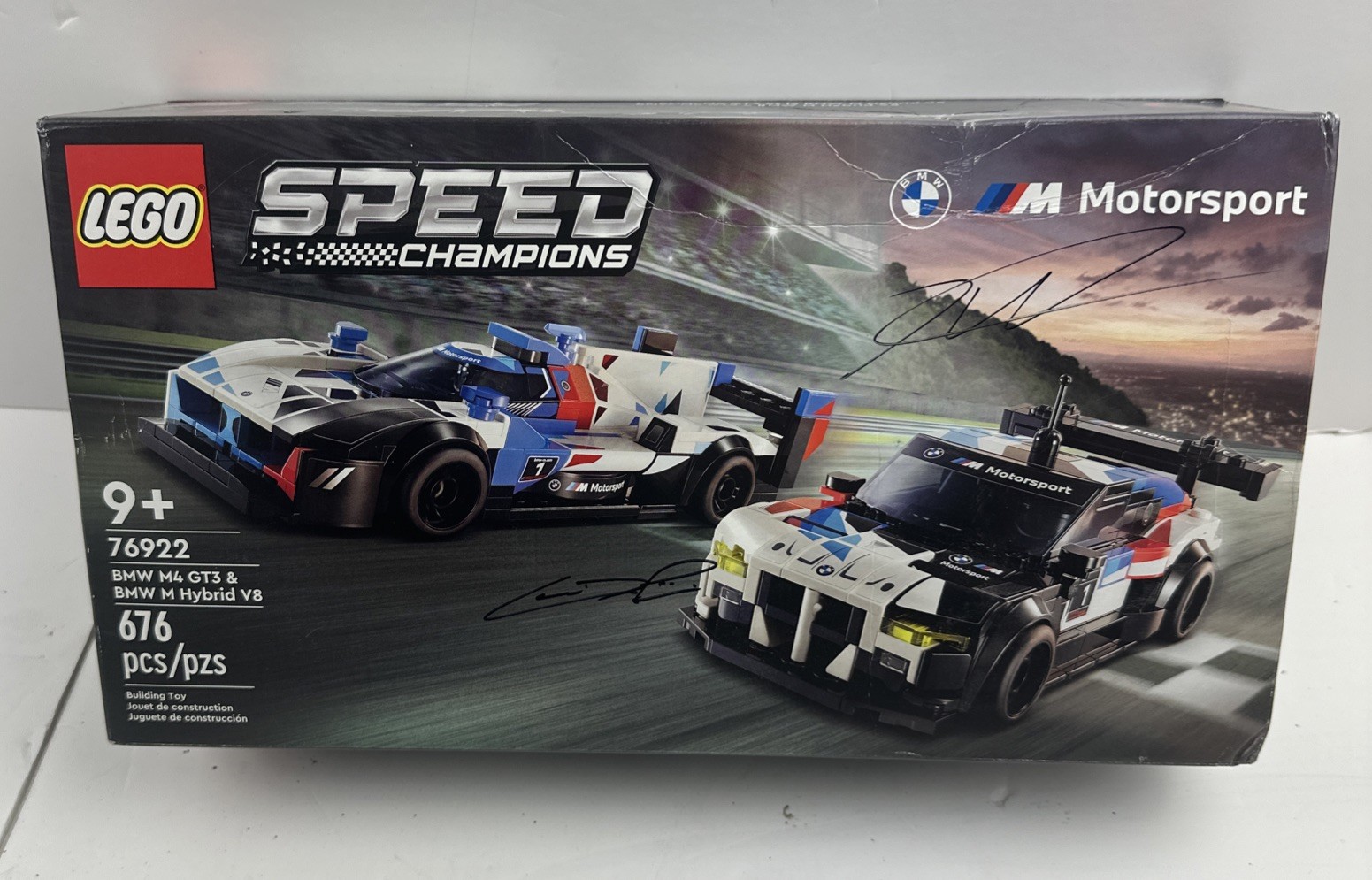 Phillip Eng signed LEGO 76922 Speed Champions BMW M Hybrid IMSA Road America Phillip Eng signed LEGO 76922 Speed Champions BMW M Hybrid IMSA Road America