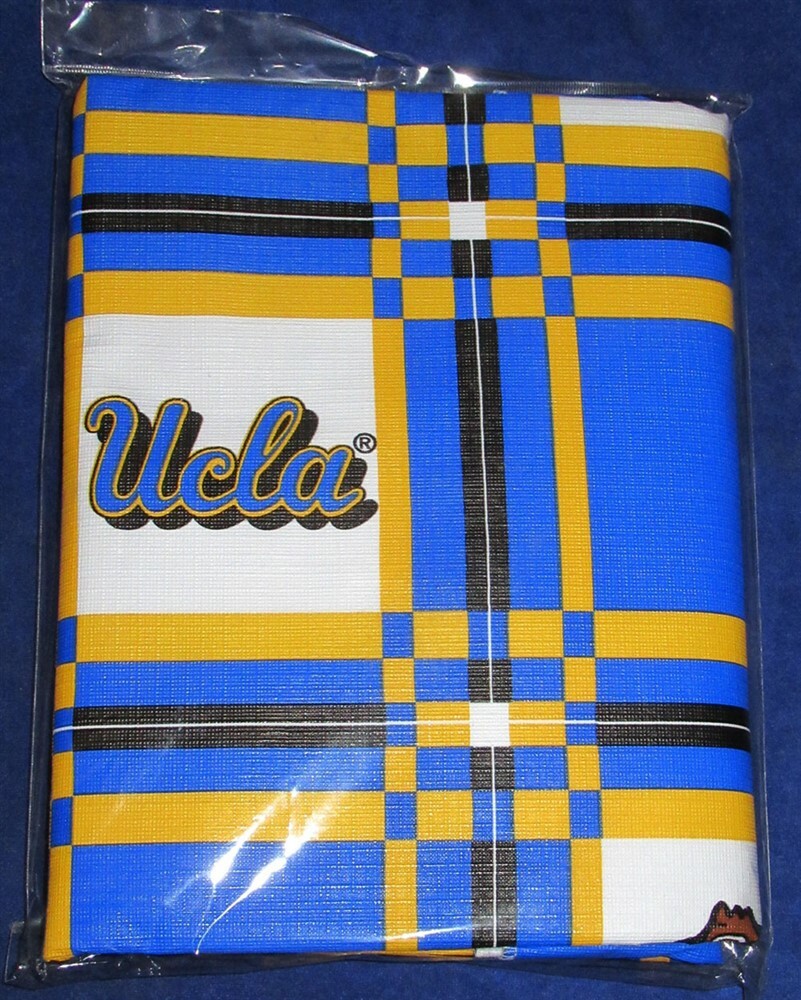 UCLA Bruins Tailgate Tablecloth Fabric PVC Face Non-Skid Backing 52 UCLA Bruins Tailgate Tablecloth Fabric PVC Face Non-Skid Backing 52
