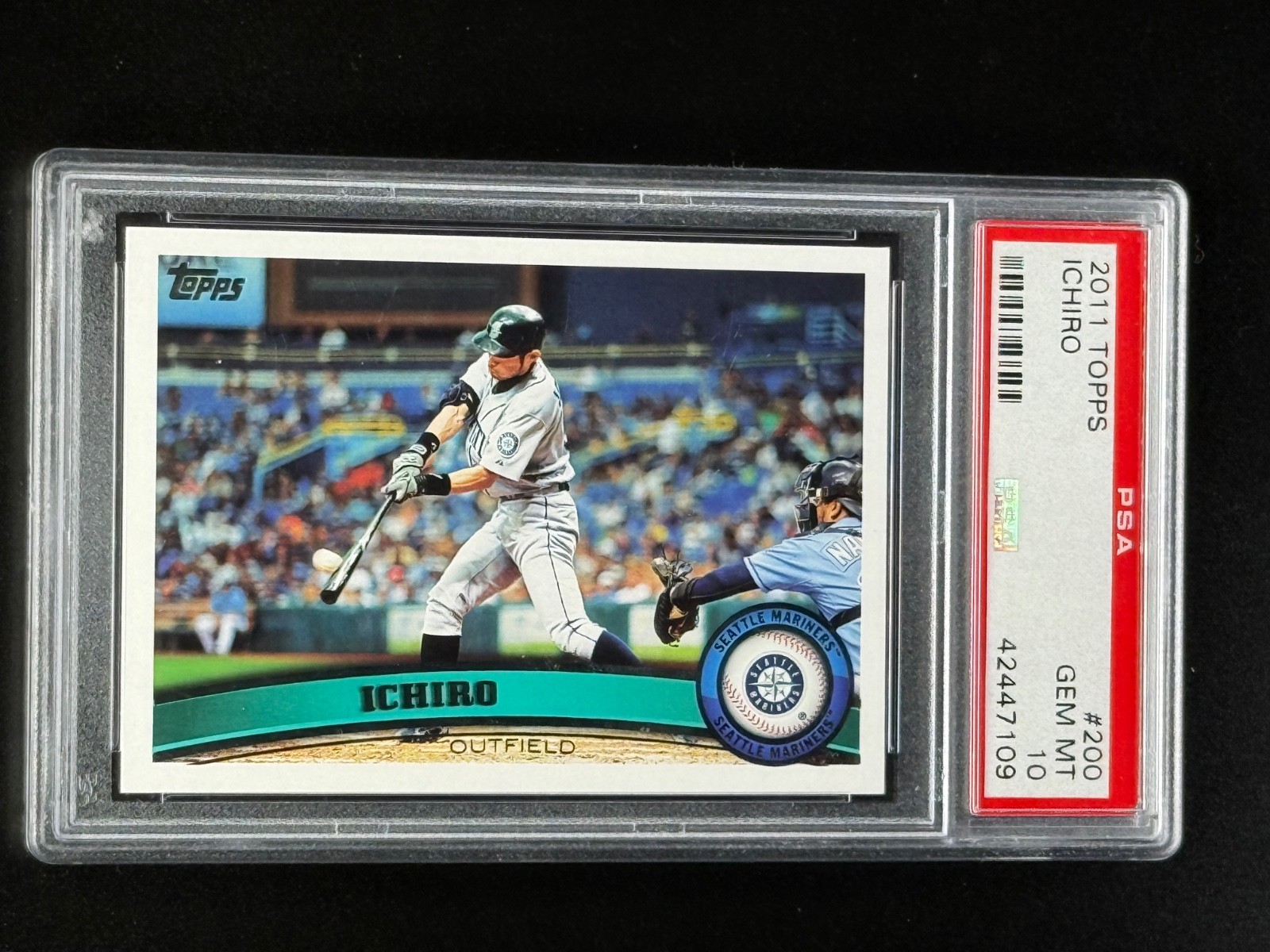 Ichiro 2011 Topps #200 Factory Set Limited Edition PSA 10 Gem Mint POP 26 Ichiro 2011 Topps #200 Factory Set Limited Edition PSA 10 Gem Mint POP 26