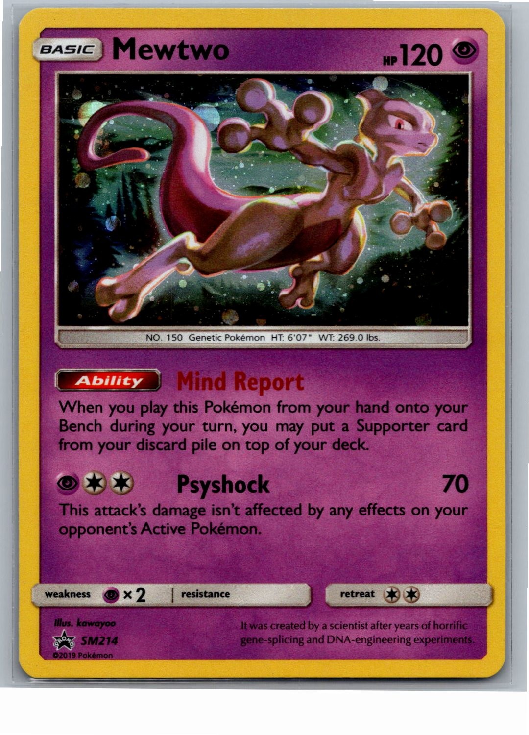 Mewtwo Promo SM Promos SM214 NM / LP 9