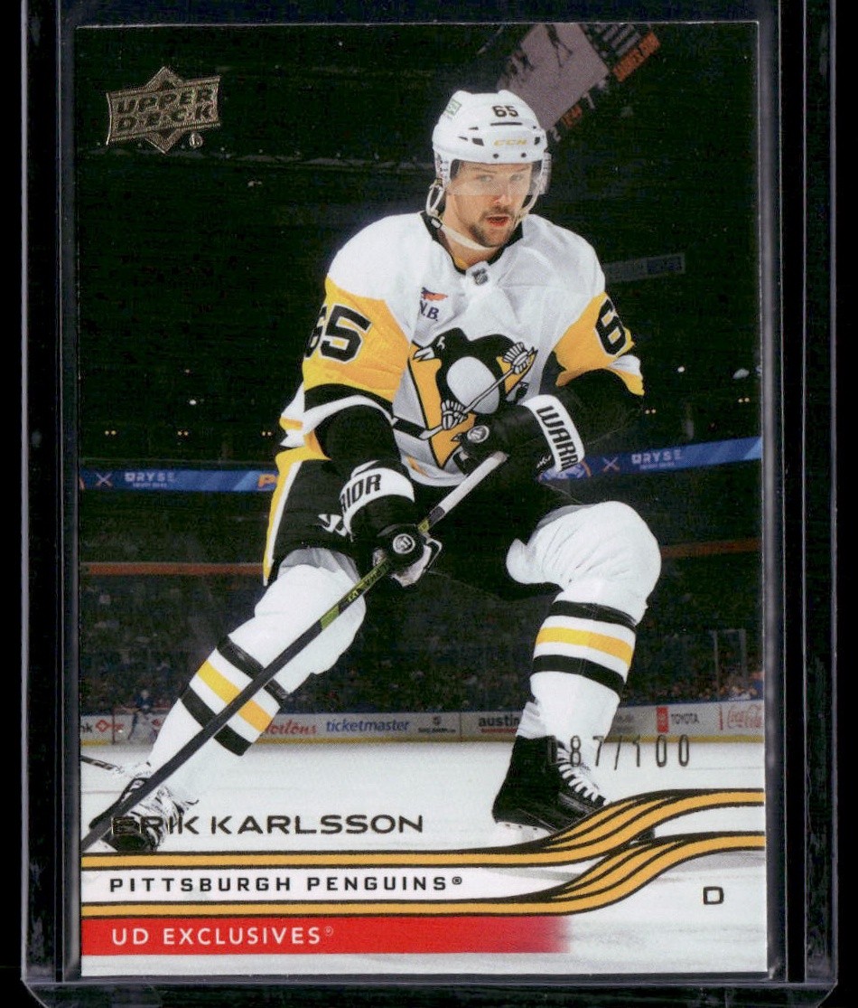 2025-26 Upper Deck #598 Erik Karlsson UD Exclusives #/100
