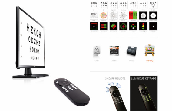 Elite Digital Eye Chart Vision Optics Visual Acuity Software Chart Used Elite Digital Eye Chart Vision Optics Visual Acuity Software Chart Used