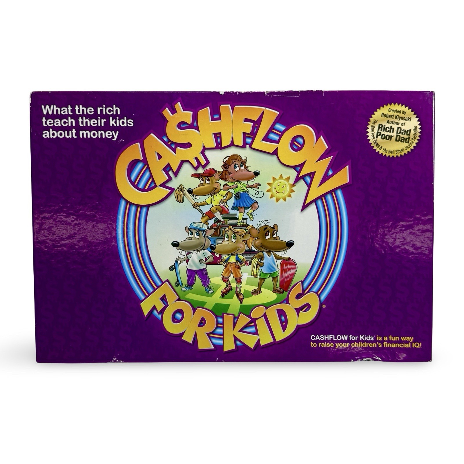 Cashflow for Kids Complete Board Game Robert Kiyosaki Rich Dad Poor Dad VG