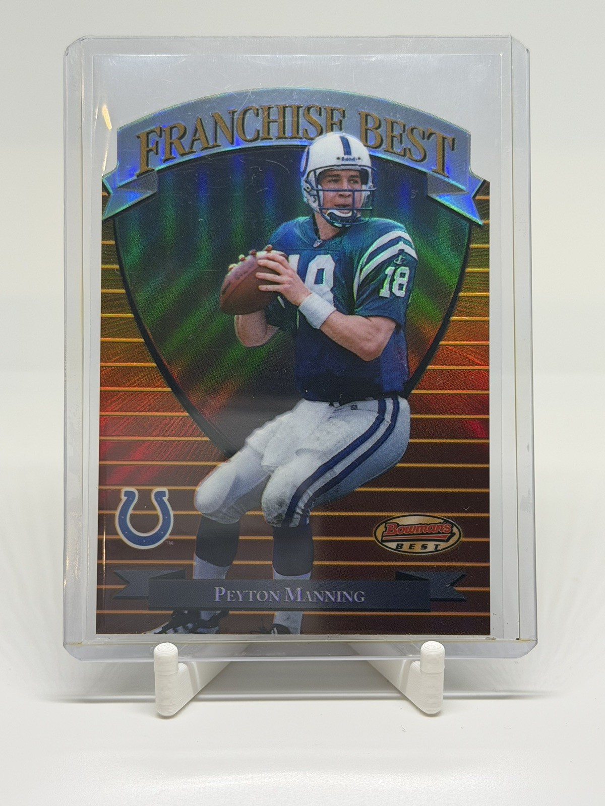 PEYTON MANNING 1999 Bowman\'s Best - Franchise Best #FB7 PEYTON MANNING 1999 Bowman\'s Best - Franchise Best #FB7