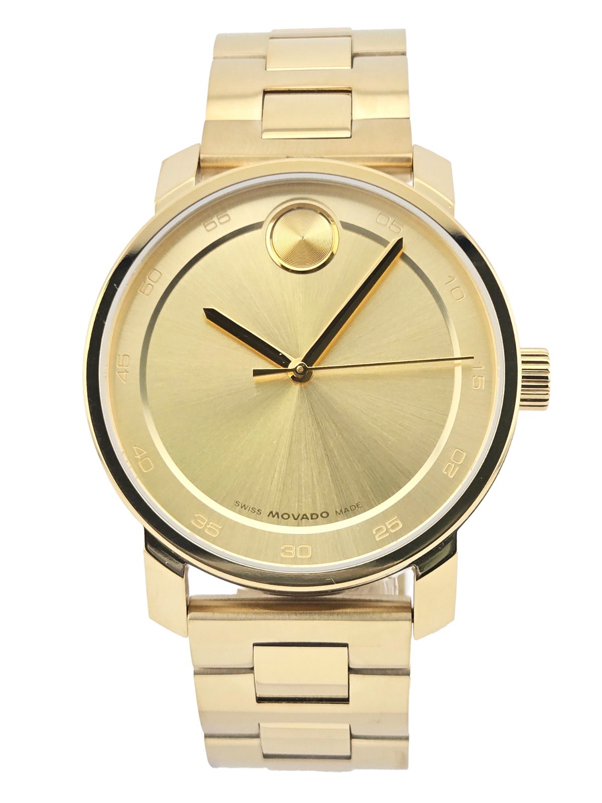 Movado Bold Access 3600912 Men\'s Quartz Gold Tone Watch - Retail price $795