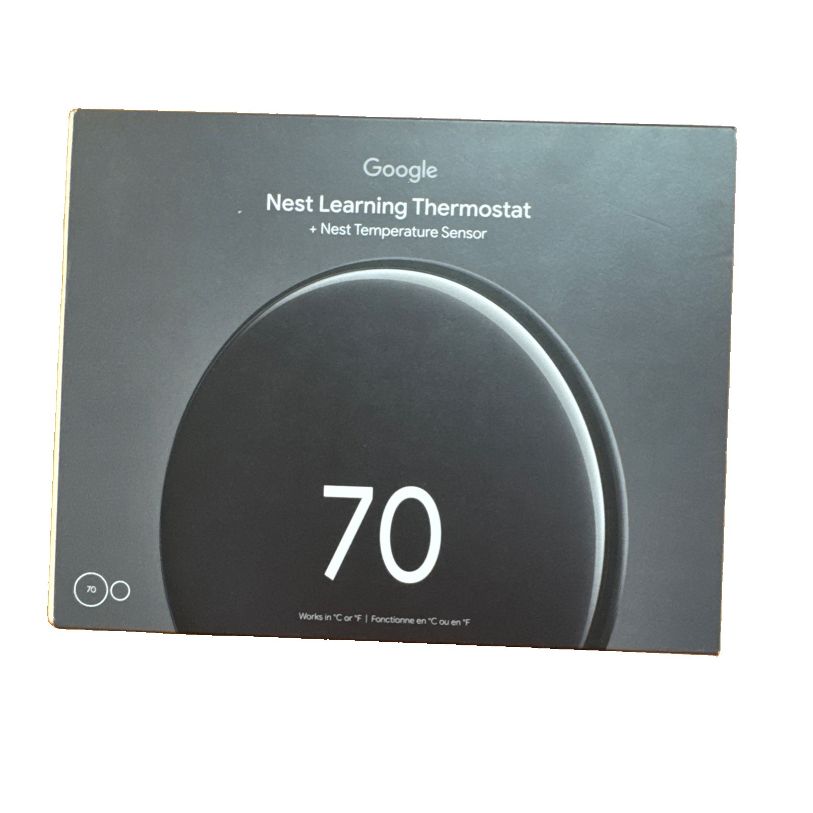 Brand New Google Nest Learning Thermostat 4th Gen + 2nd Gen. Temperature Sensor 