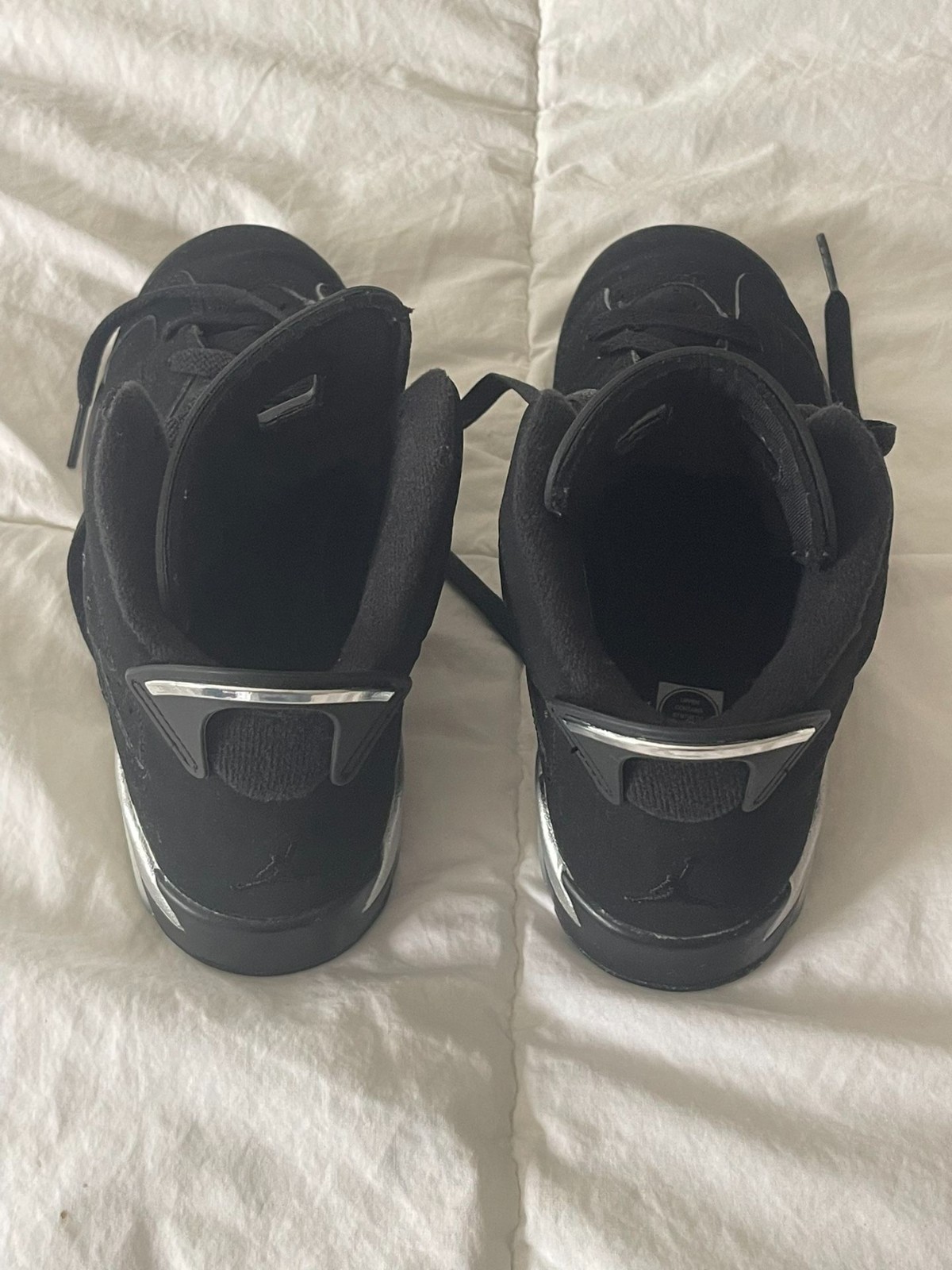 Air Jordan 6 Retro GS Chrome Black Metallic Silver DX2836-002 4.5Y