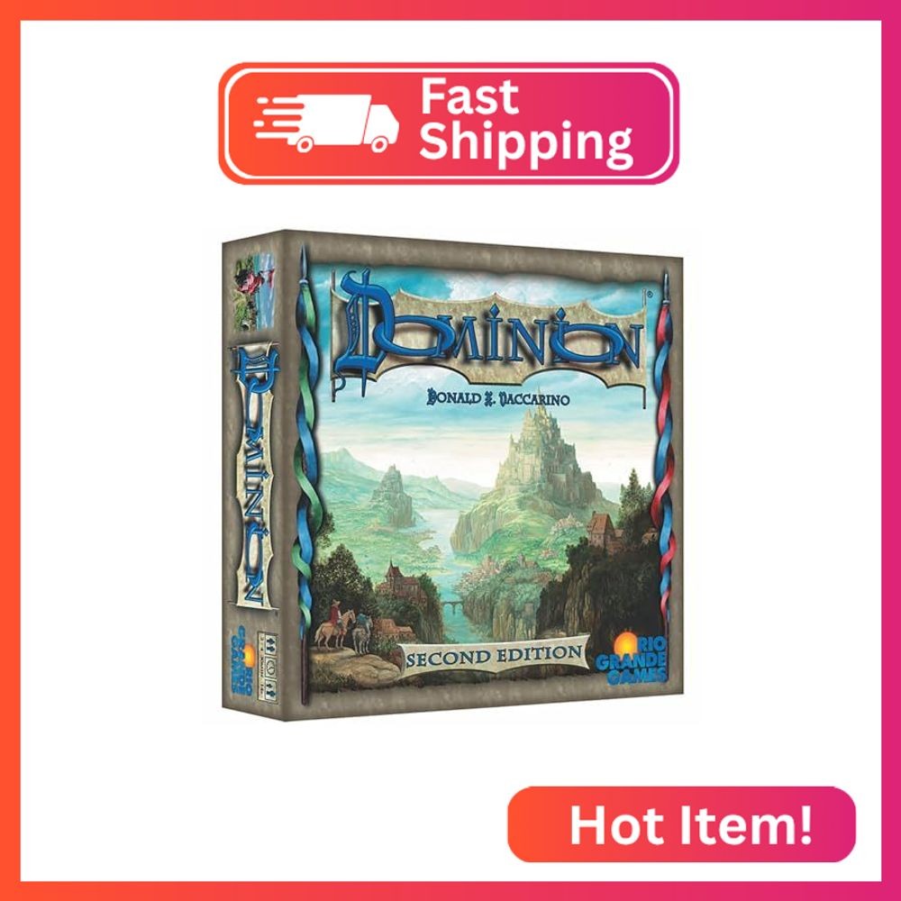 Rio Grande Games Dominion 2nd Edition - Deck Building Strategy Card Game