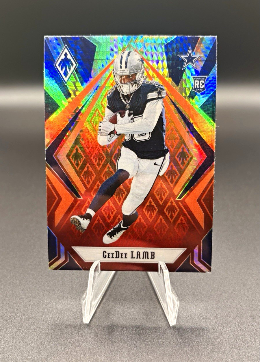2020 Panini Phoenix CeeDee Lamb #106 Fire Burst Rookie Rookies Cowboys 2020 Panini Phoenix CeeDee Lamb #106 Fire Burst Rookie Rookies Cowboys