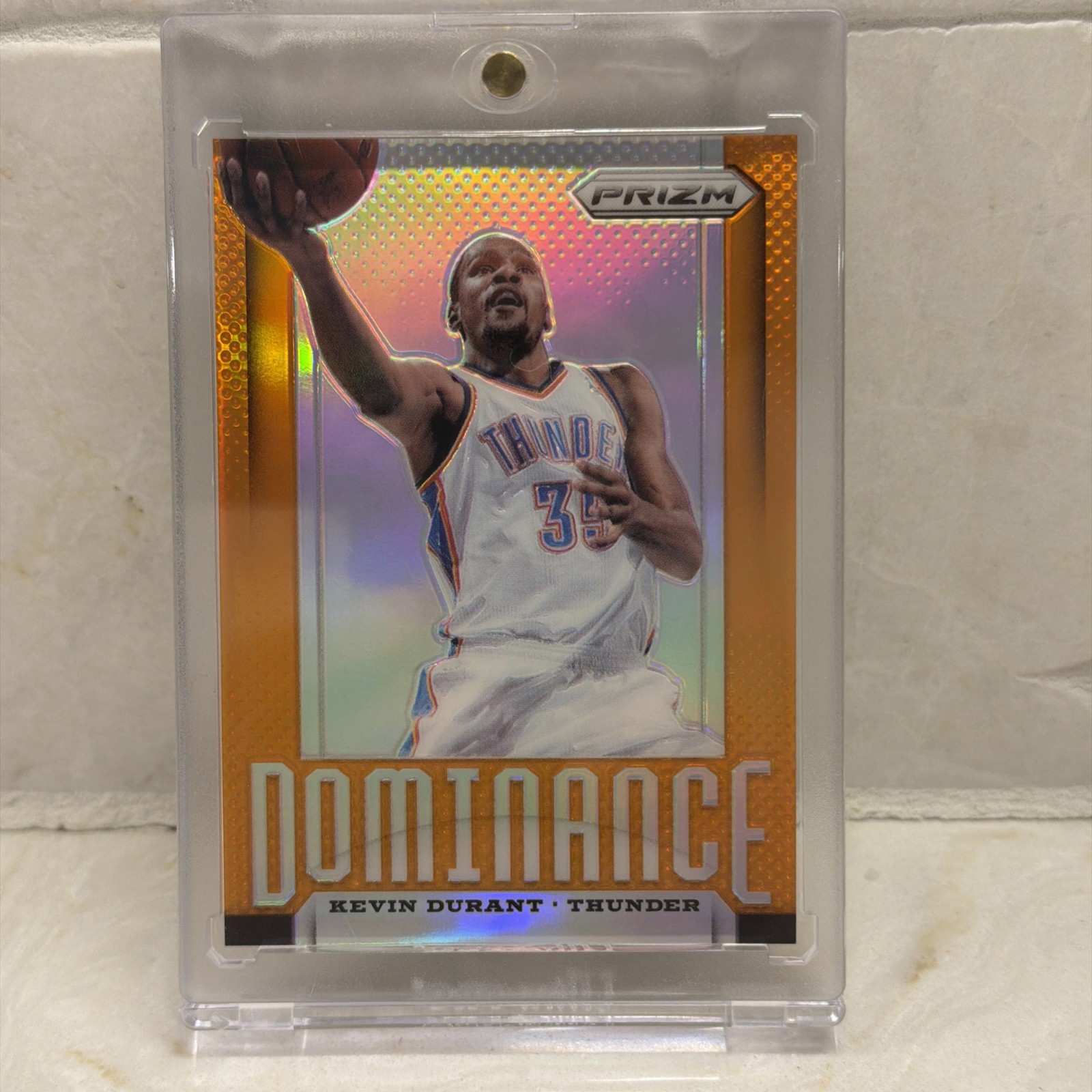 Panini Prizm 2013-14 Kevin Durant Thunder Dominance Orange Prizm #3 /60 