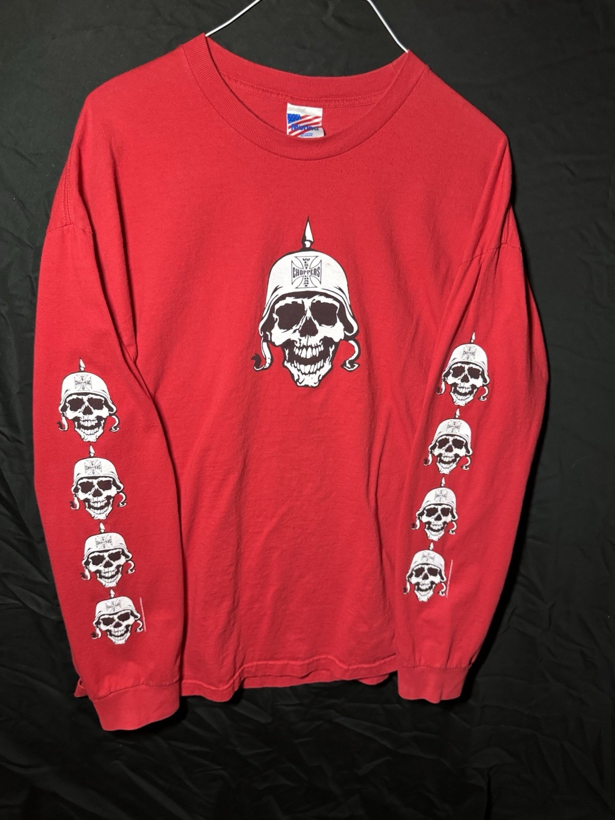 2003 Vintage West Coast Choppers Skull Long Sleeve