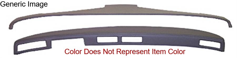 Coverlay Black Upper And Lower Dash Covers 18-304C-BLK For 74-78 Cadillac