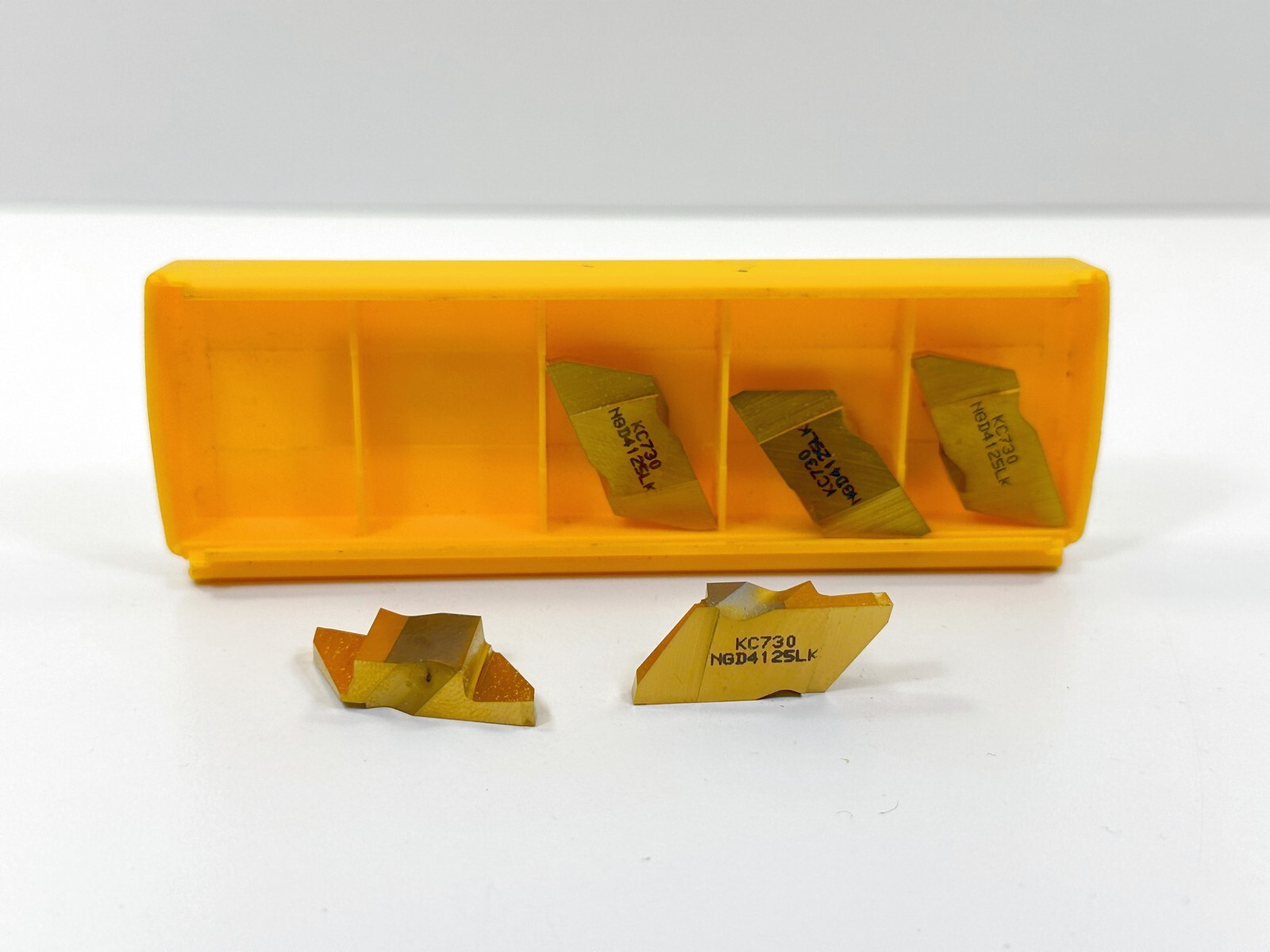 KENNAMETAL NGD4125LK New Carbide Inserts 1114390 Grade KC730 5pcs KENNAMETAL NGD4125LK New Carbide Inserts 1114390 Grade KC730 5pcs
