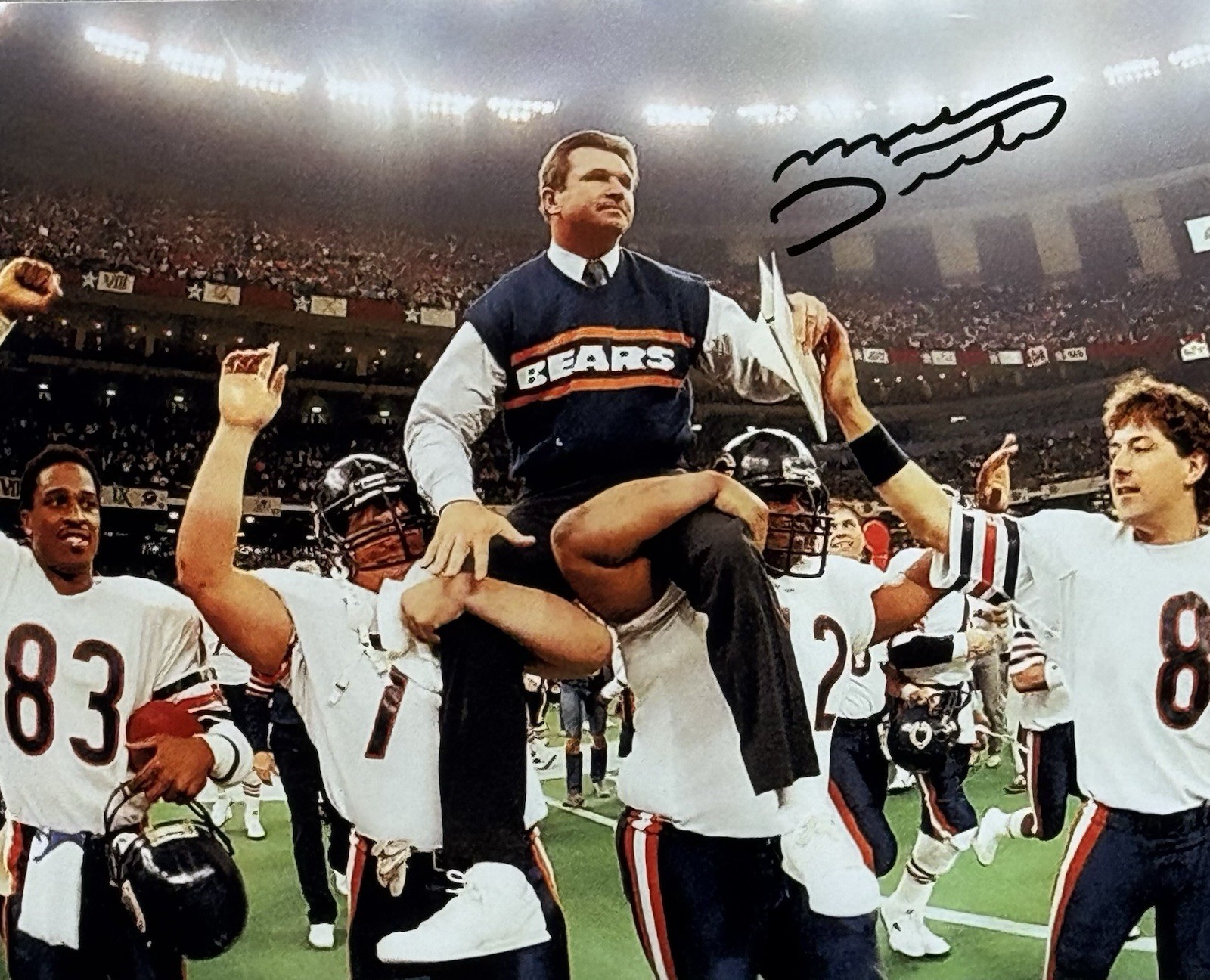 MIKE DITKA - CHICAGO BEARS -  Signed Autographed 8 x 10 PHOTO w/COA