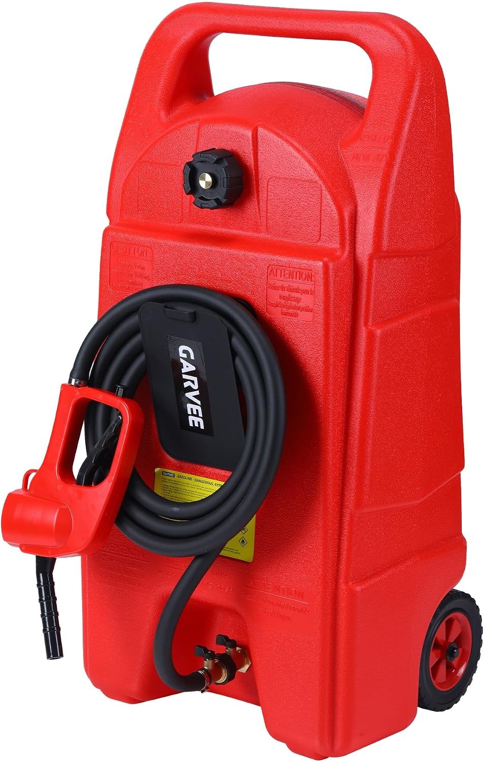 15 Gallon Fuel Caddy Portable Gas Storage Tank Container with Hand Pump Wheels 15 Gallon Fuel Caddy Portable Gas Storage Tank Container with Hand Pump Wheels
