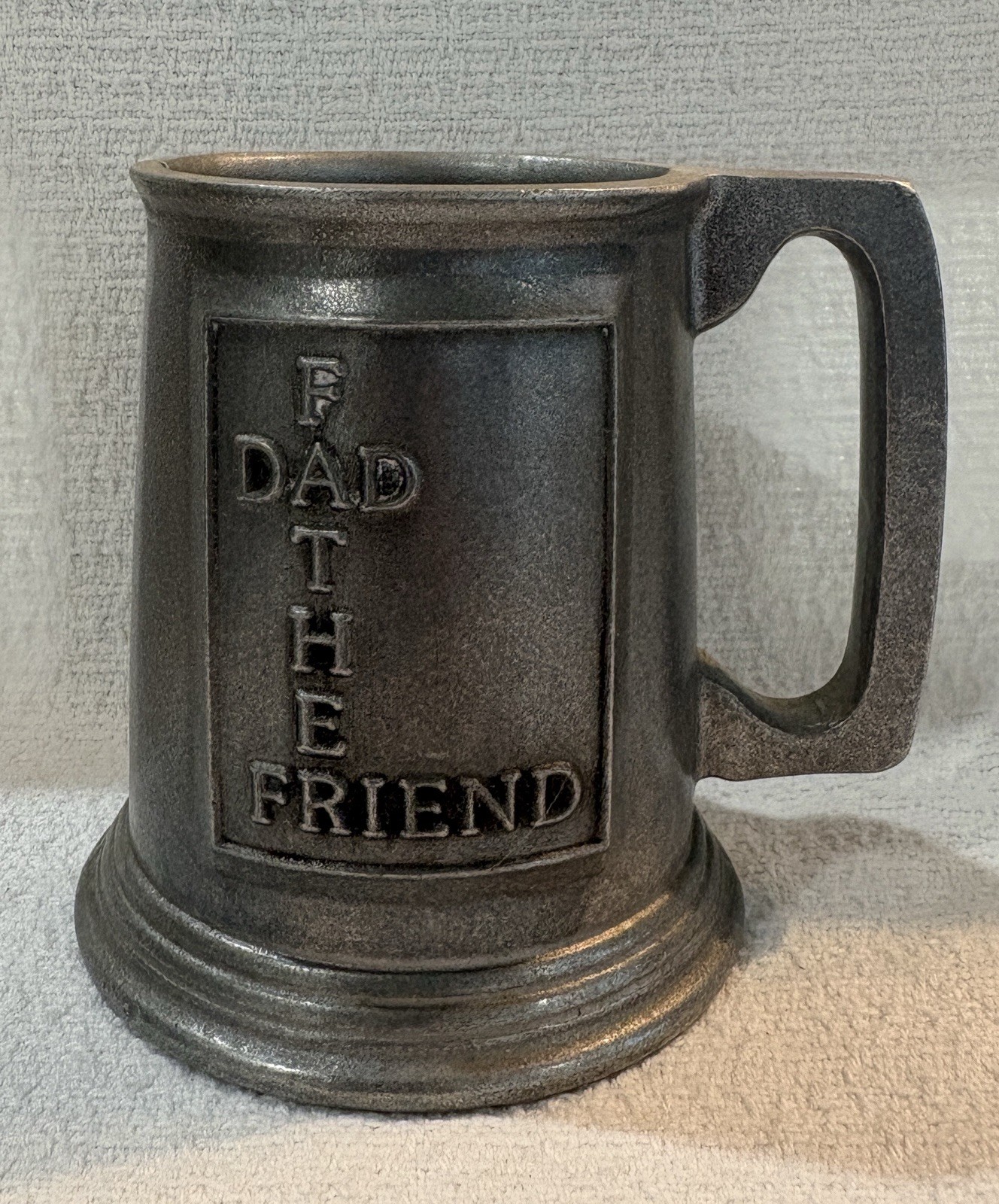 Vintage Wilton Armetale Pewter Tankard Stein Mug “Father Dad Friend