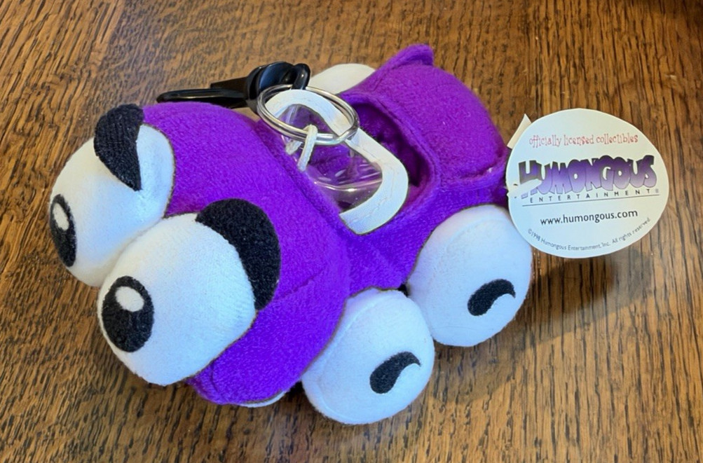 Vintage 1998 Putt-Putt Plush Keychain 4