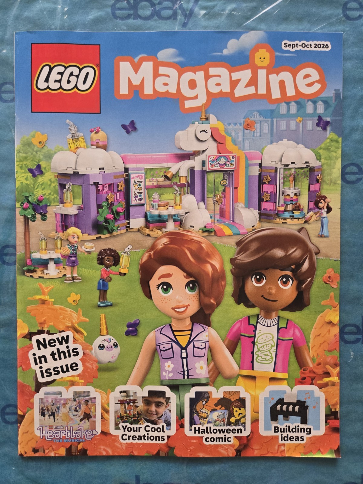 LEGO Magazine September / October 2026 NEW Has irremovable mailing label on back