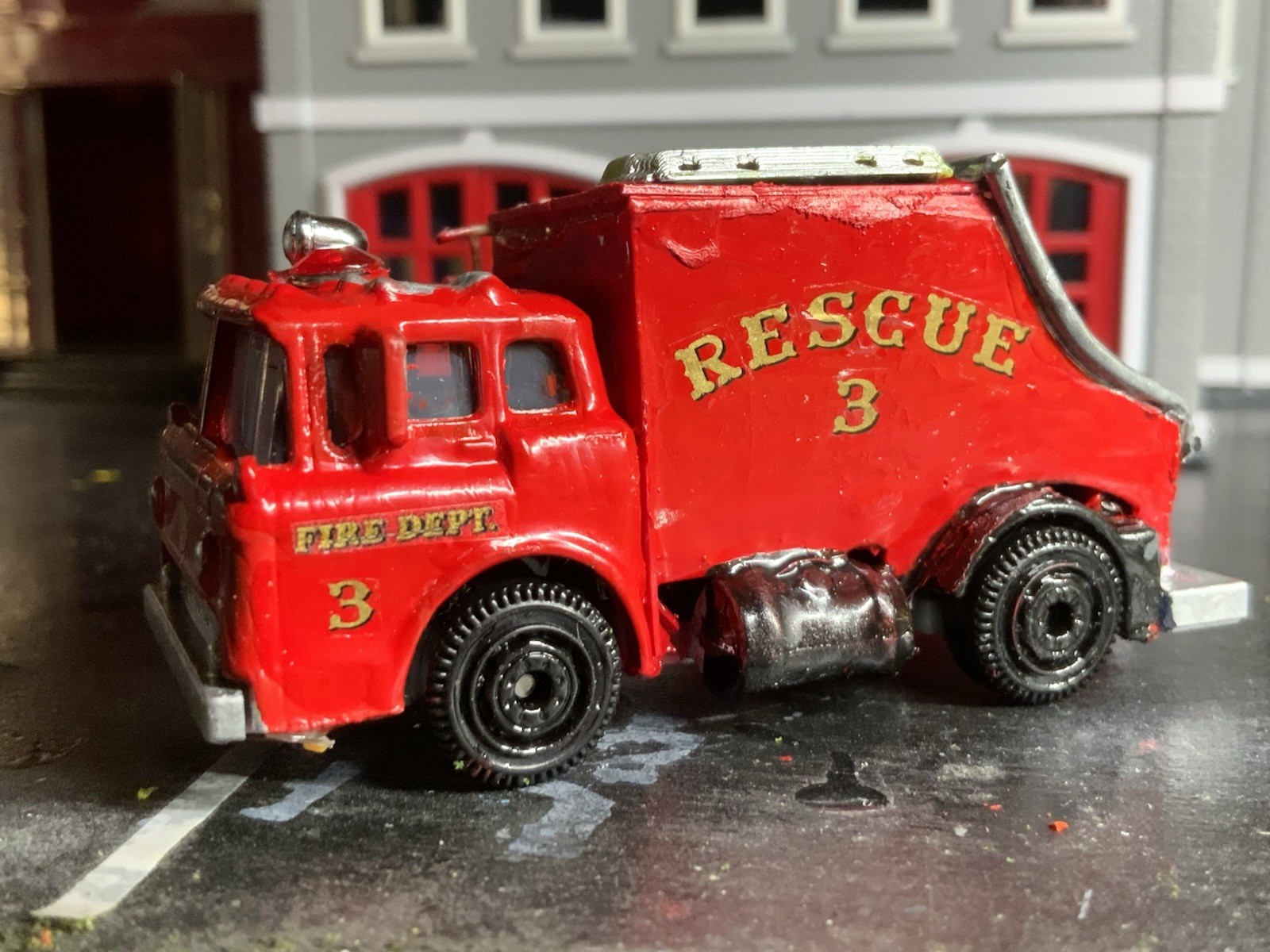 Matchbox Kitbash 65 Ford C900 Rescue Squad