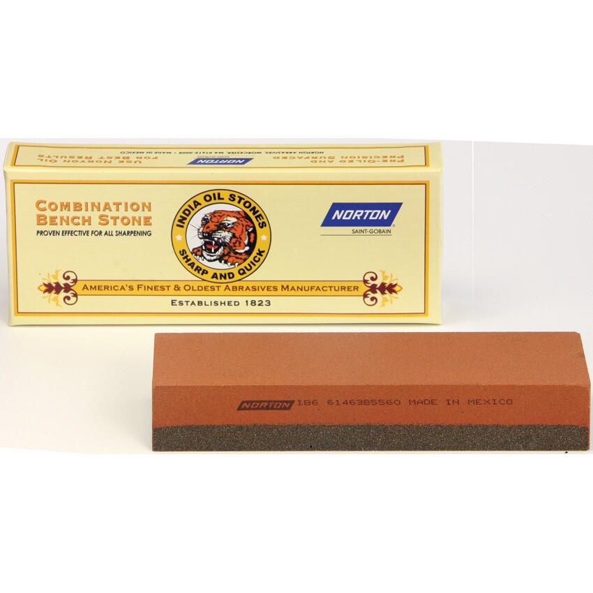 Norton India Alundum Bench Stone Construction Coarse Fine Dimensions: 1