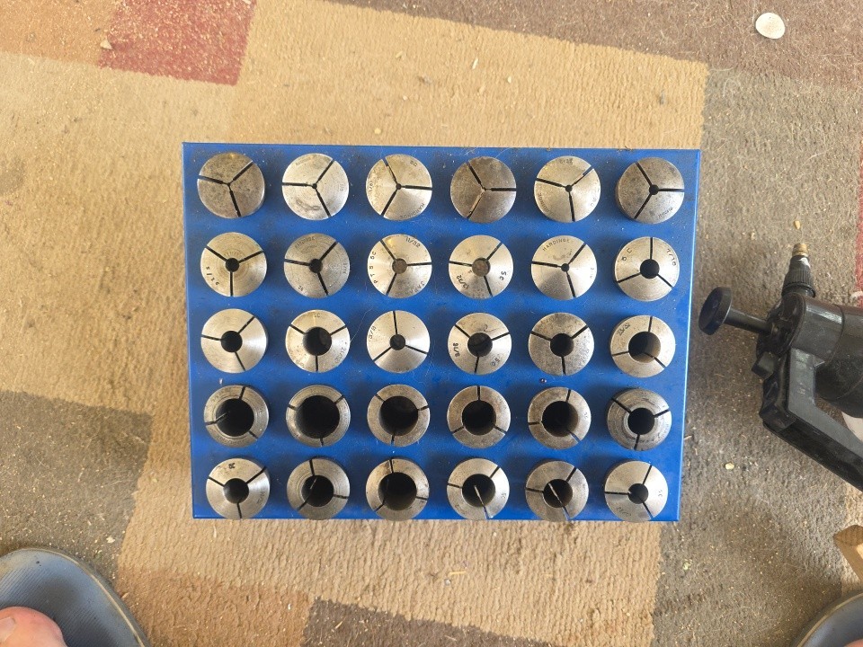 Hardinge 5C Collet 30 Piece Assortment Emergency, Round, Hex