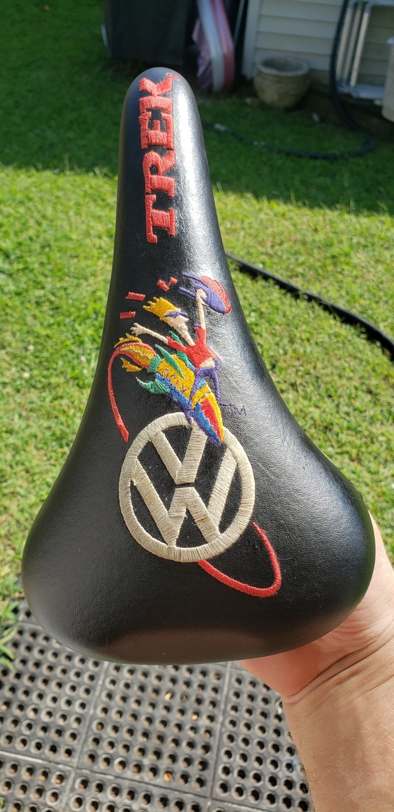 Vintage Original 1995 Trek X Bike Seat/ Sponsored By Volkswagen/GREAT CONDITION 