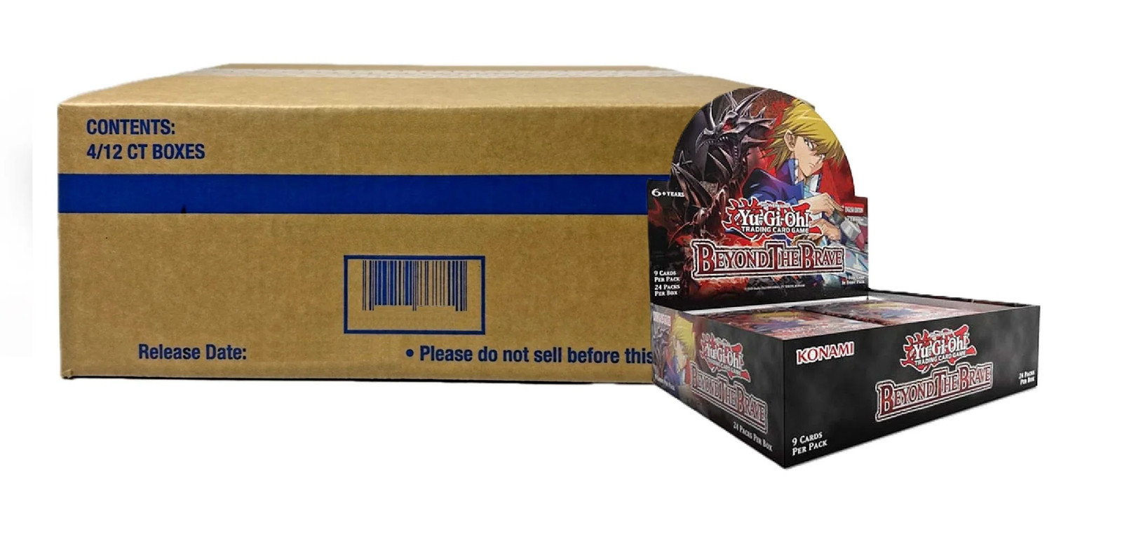 SEALED CASE 12x Yu-Gi-Oh Beyond the Brave Booster Box PRESALE 10/9