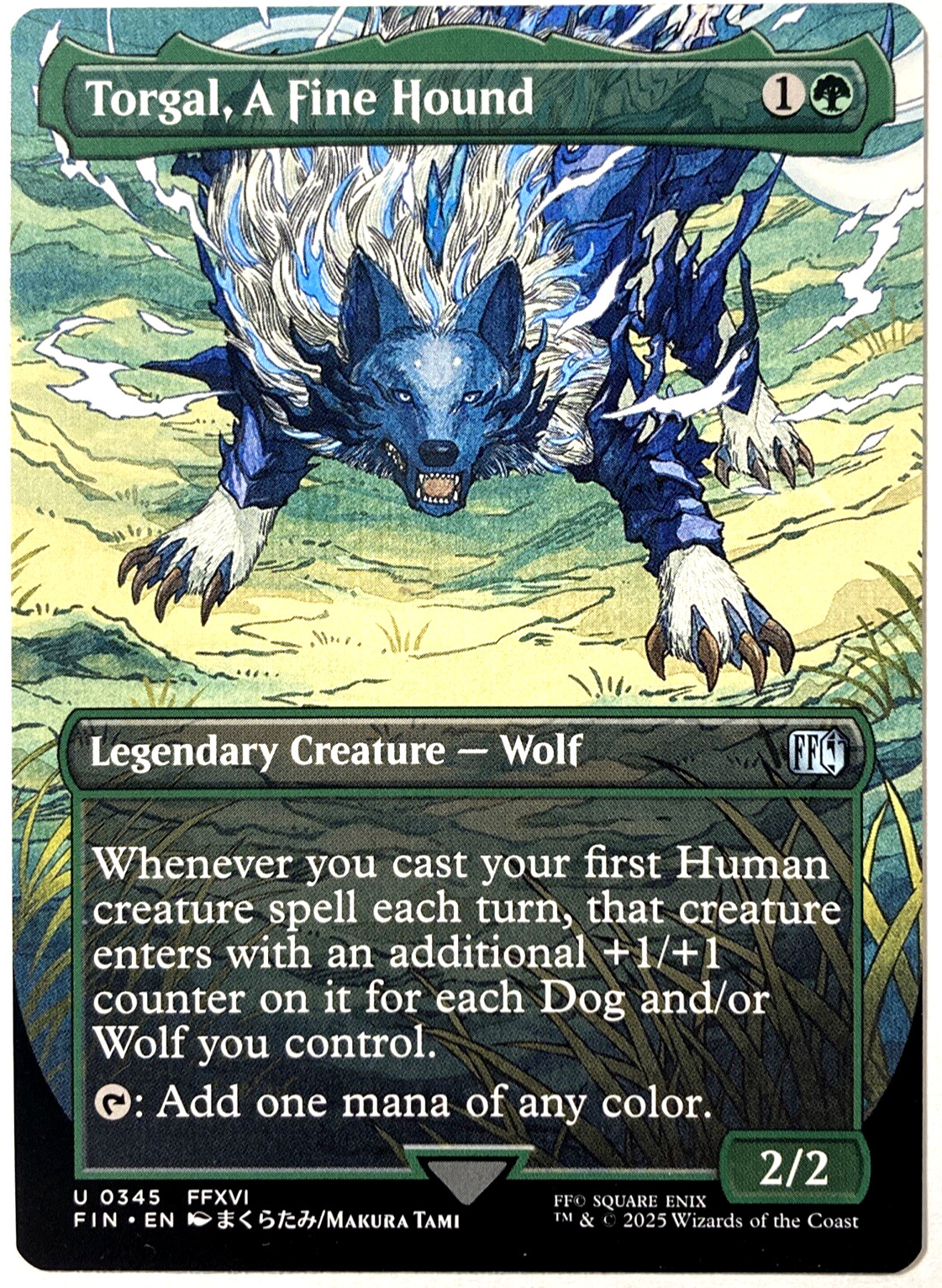 MTG Torgal, A Fine Hound (Borderless) Final Fantasy 345 FFXVI NM