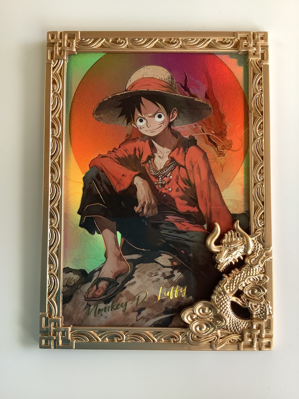 Serial Monkey D. Luffy One Piece card Serialized RARE