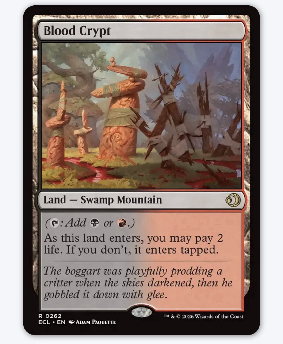 Blood Crypt Lorwyn Eclipsed Regular