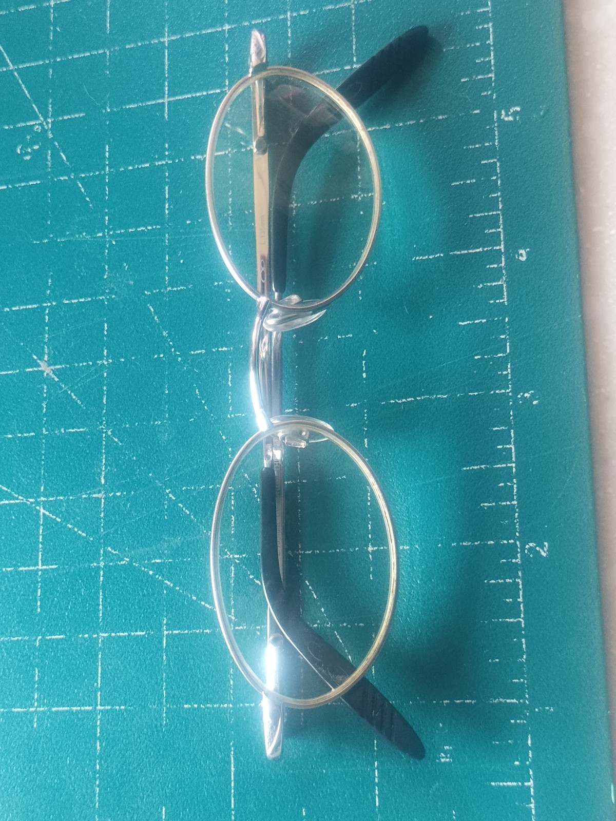 Vintage OP Catch The Wave silver Oval Metal  clearvision ocean Pacific cv 
