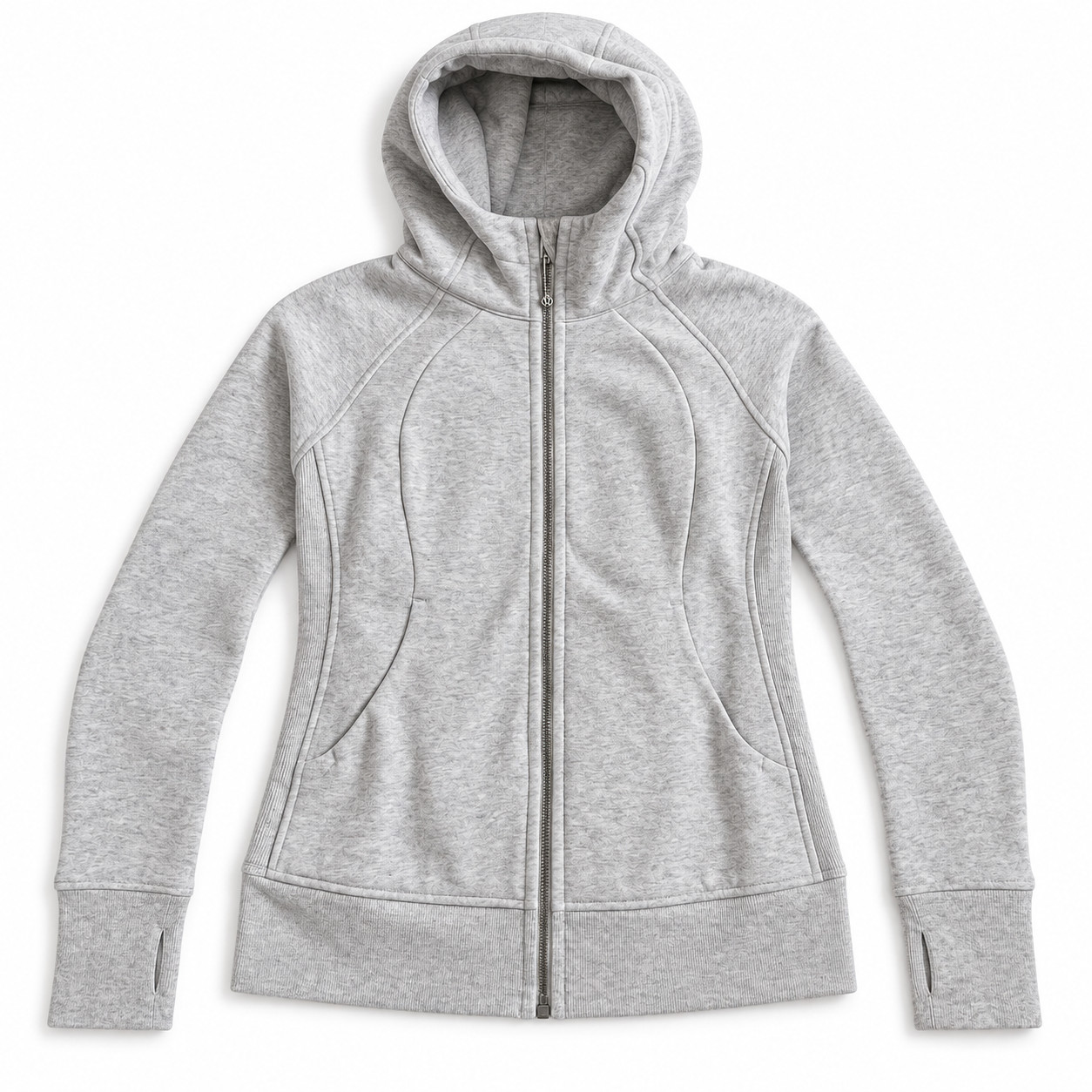 Lululemon Scuba Full-Zip Hoodie Women’s Size 8 Grey LW4CGWS NWT