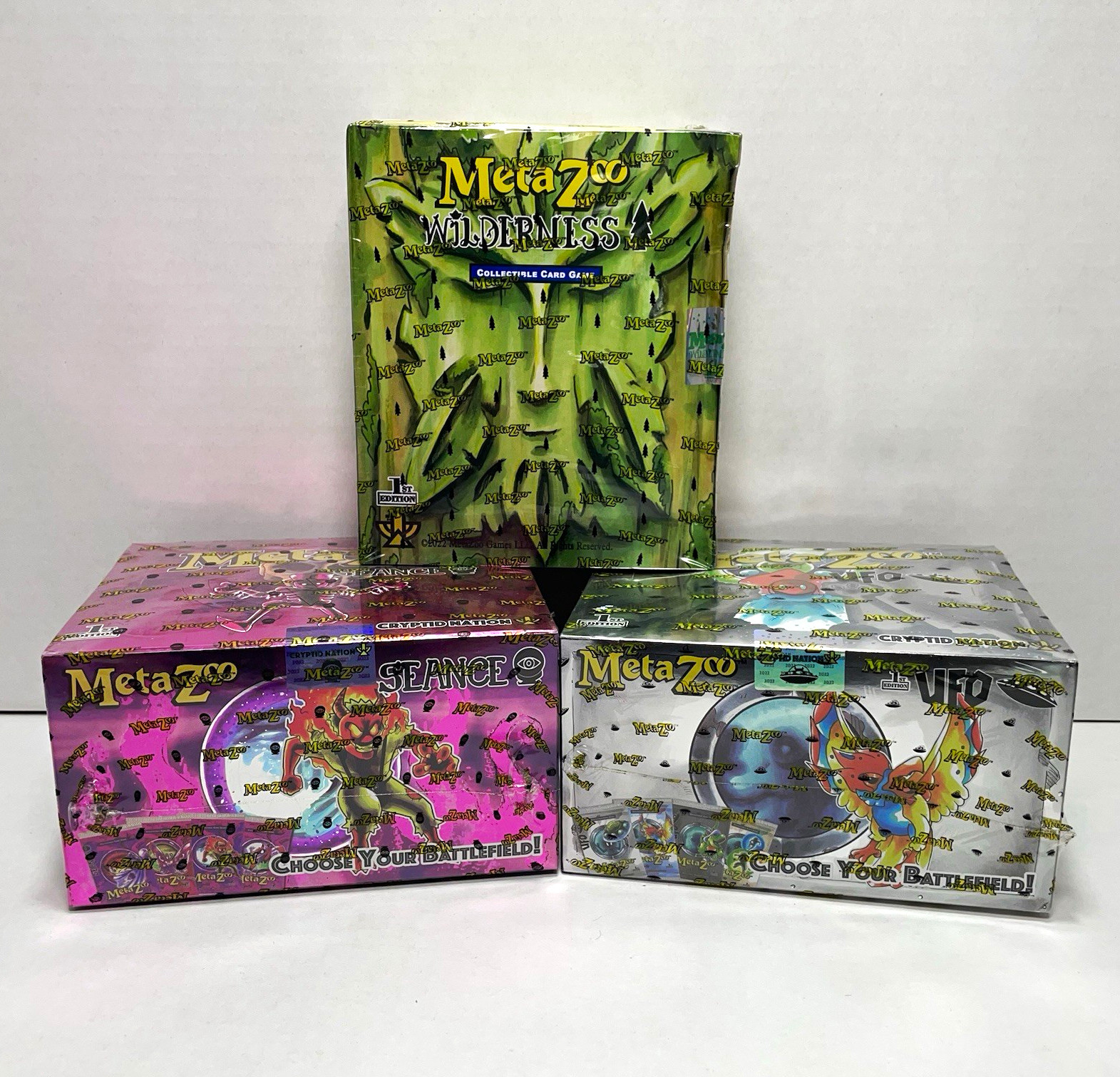 MetaZoo 1st Edition Sealed Lot (3) MetaZoo 1st Edition Sealed Lot (3)