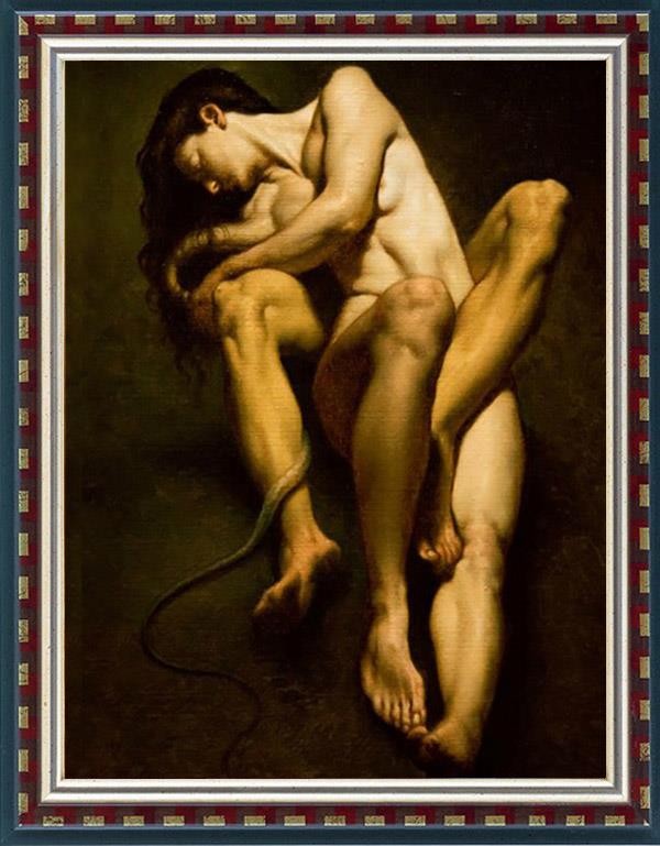 Hand Painted Oil Painting art young woman female nude on canvas 24 Hand Painted Oil Painting art young woman female nude on canvas 24