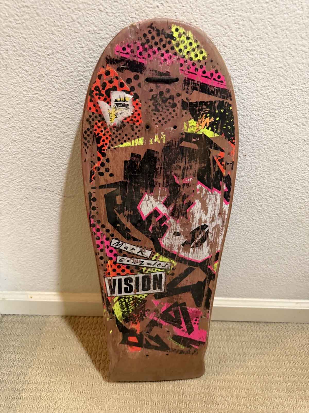 mark gonzales skateboard deck Rare Vision OG Deck 