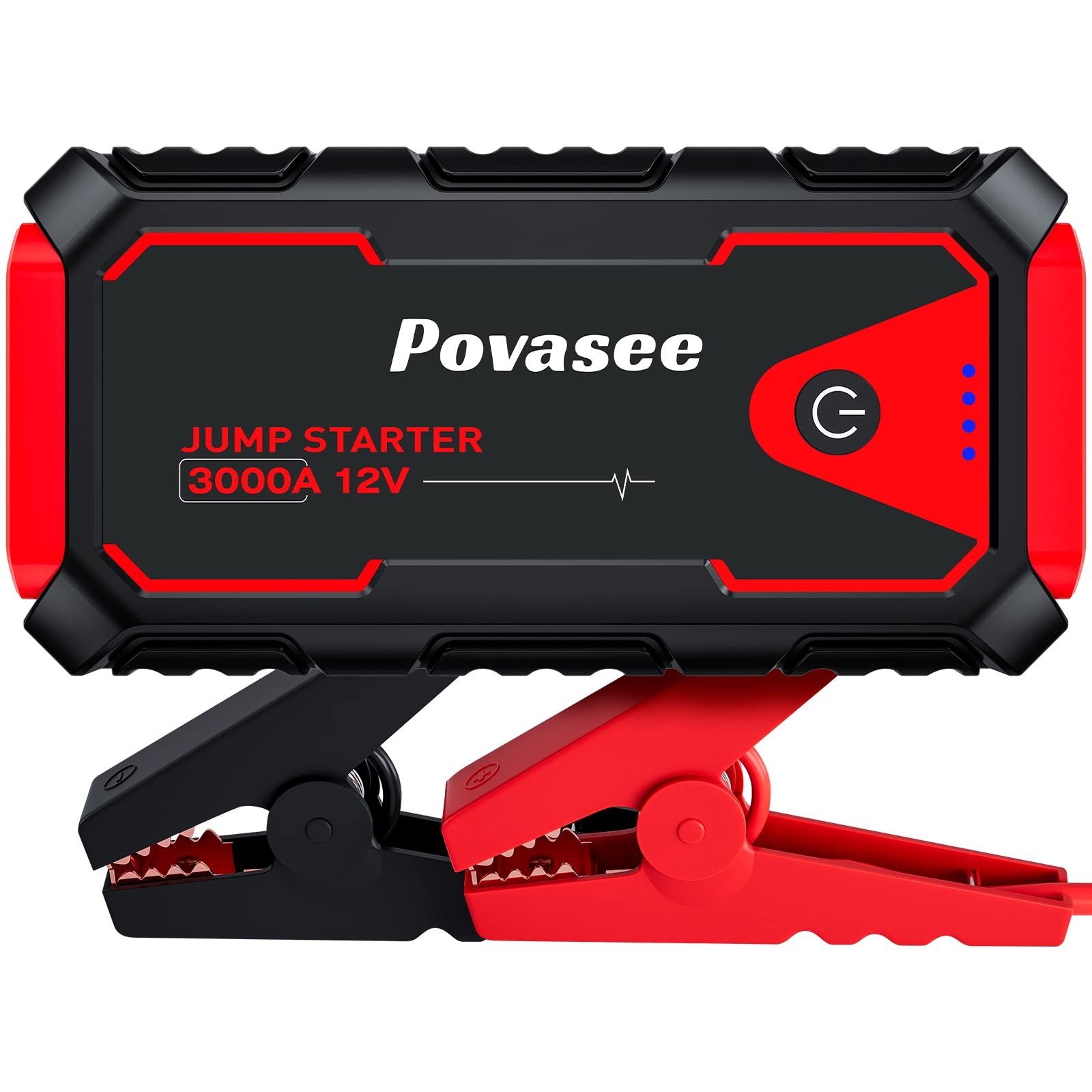 Povasee Jump Starter 3000A Peak Jump Starter Battery Pack, 12V Jump Bo