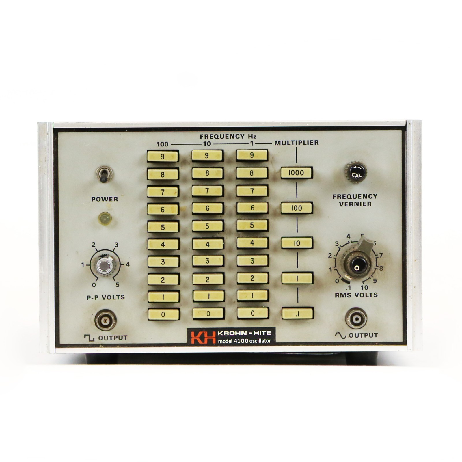 1970s Krohn-Hite 4100A Oscillator \'70s Krohn Hite Solid State Signal Generator 1970s Krohn-Hite 4100A Oscillator \'70s Krohn Hite Solid State Signal Generator